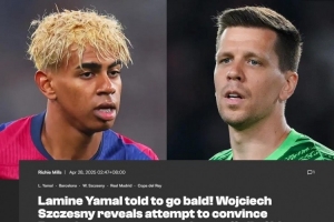 乐鱼体育平台-亚马尔新发型几分？3C：说了我就上头条了，让他剃光他不听